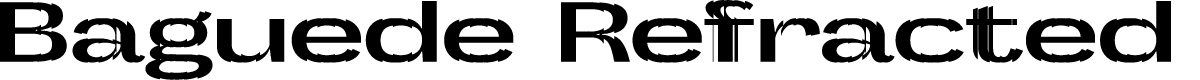 Baguede Refracted Font - Free Download