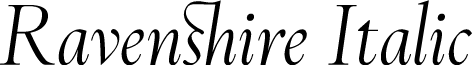 Ravenshire Italic