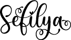 Sefilya Script regular