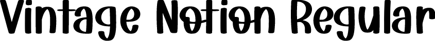 Vintage Notion Regular