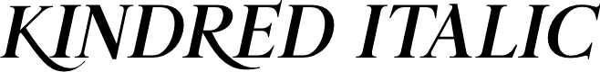 KINDRED Italic