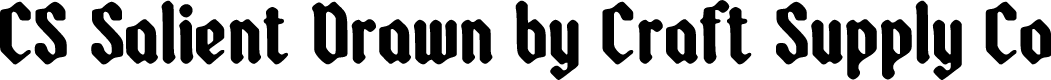 CSSalientDrawn-Regular Demo