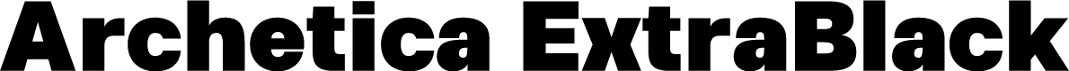 Archetica ExtraBlack