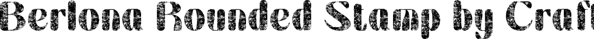 BerlonaRoundedStamp-Regular Demo