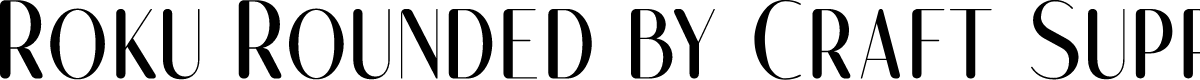 Roku Rounded Demo Regular