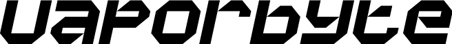 Vaporbyte Italic