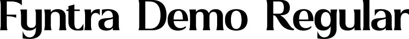 Fyntra Demo Regular