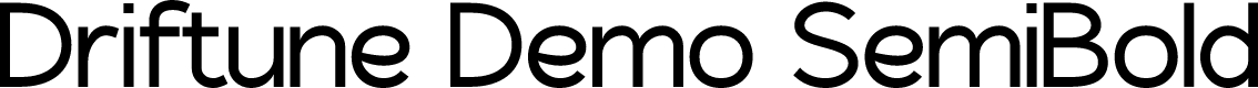 Driftune Demo SemiBold