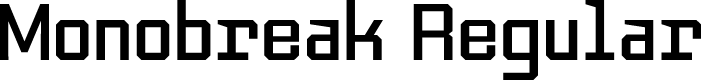 TFMonobreakDemo-Regular