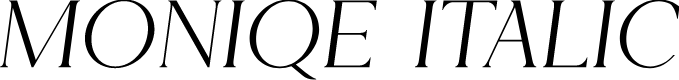 Moniqe Italic
