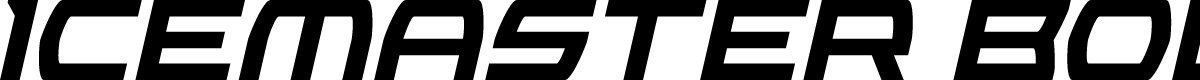 Icemaster Bold Italic