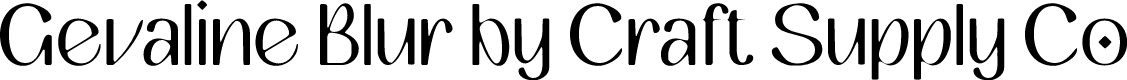 GevalineBlur-Regular