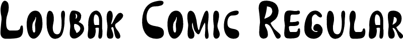 Loubak Comic Regular