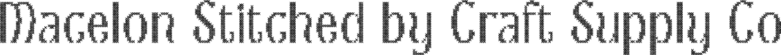 Macelon Stitched Regular Demo
