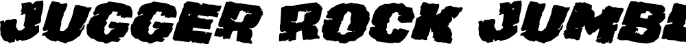 Jugger Rock Jumbled Italic