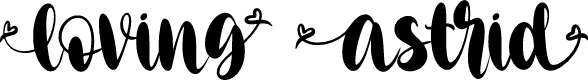 loving astrid-personal use