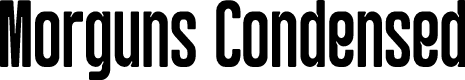 Morguns Condensed