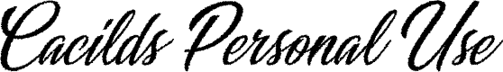 Cacilds Personal Use Regular
