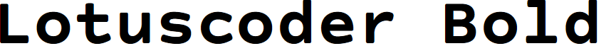 Lotuscoder Bold