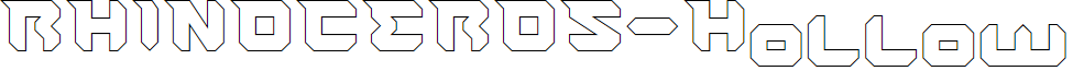 RHINOCEROS-Hollow