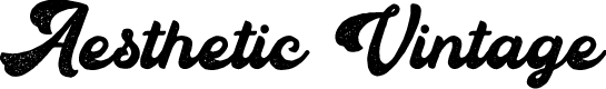 Aesthetic Vintage
