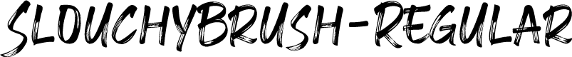 SlouchyBrush-Regular