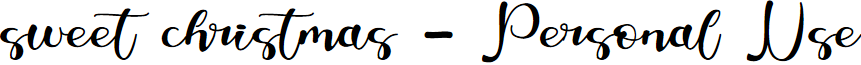 sweet christmas - Personal Use