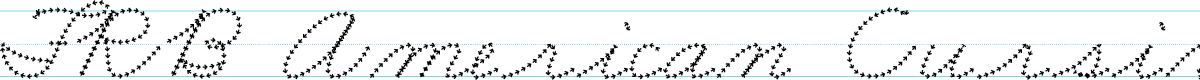 FRB American Cursive ArrowPathBold