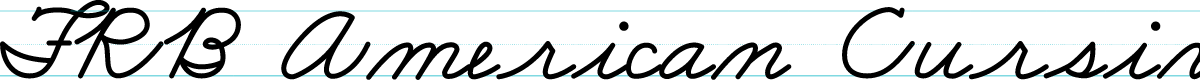 FRB American Cursive Medium