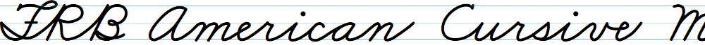 FRB American Cursive Medium