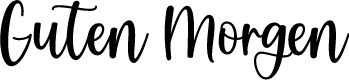 Guten Morgen Regular