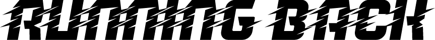 Running Back Motion Italic