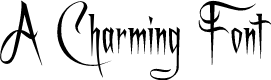 A Charming Font
