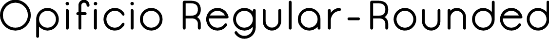 Opificio Regular-Rounded