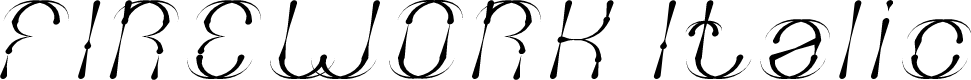 FIREWORK Italic