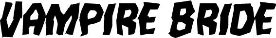 Vampire Bride Ruined Italic