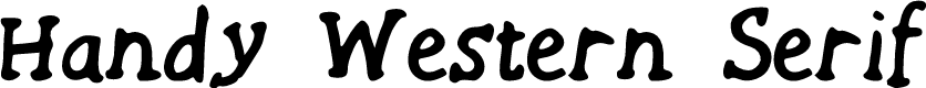 HandyWesternSerif Medium