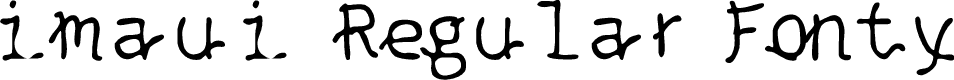 imaui Regular Fonty