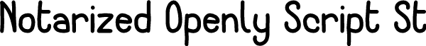 Notarized Openly Script St