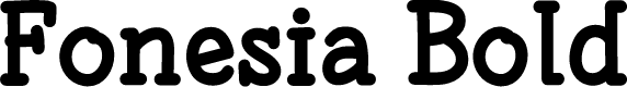 Fonesia Bold