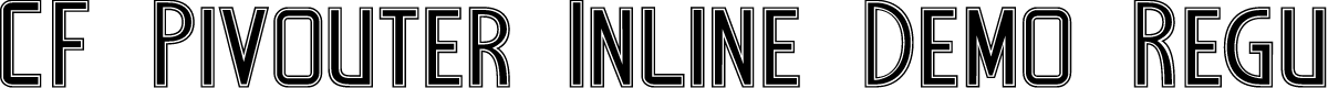 CF Pivouter Inline Demo Regular