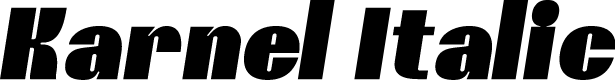Karnel Italic
