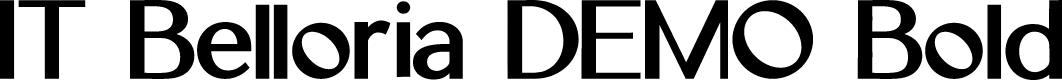IT Belloria DEMO Bold