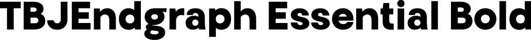 TBJEndgraph Essential Bold