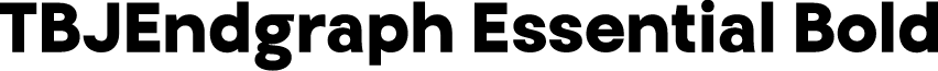 TBJEndgraph Essential Bold