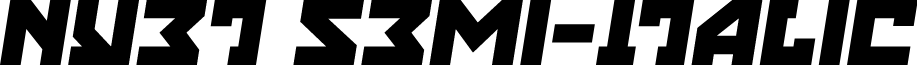 Nyet Semi-Italic