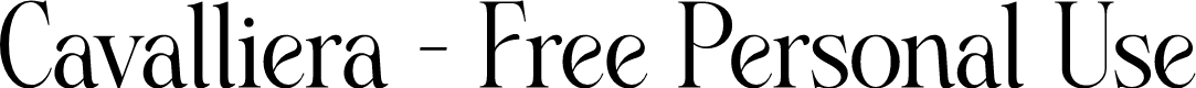 Cavalliera - Free Personal Use 