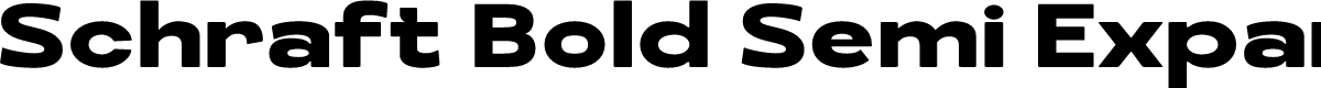 Schraft Bold Semi Expanded