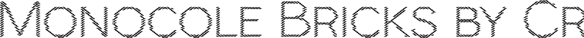 Monocole Bricks Regular Demo