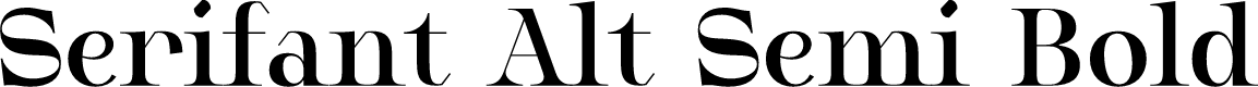 Serifant Alt Demo Semi Bold